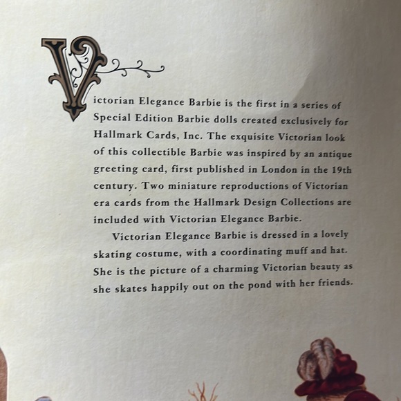 Special edition, Victorian Elegance Barbie. NEW in original packaging. - Picture 3 of 4
